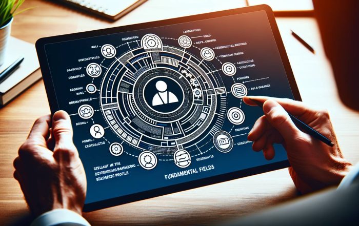 Interface do painel de controlo digital