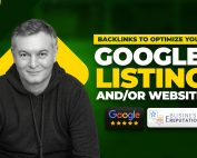 Backlinks to optimize your Google listing and/or your website