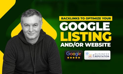 Backlinks to optimize your Google listing and/or your website