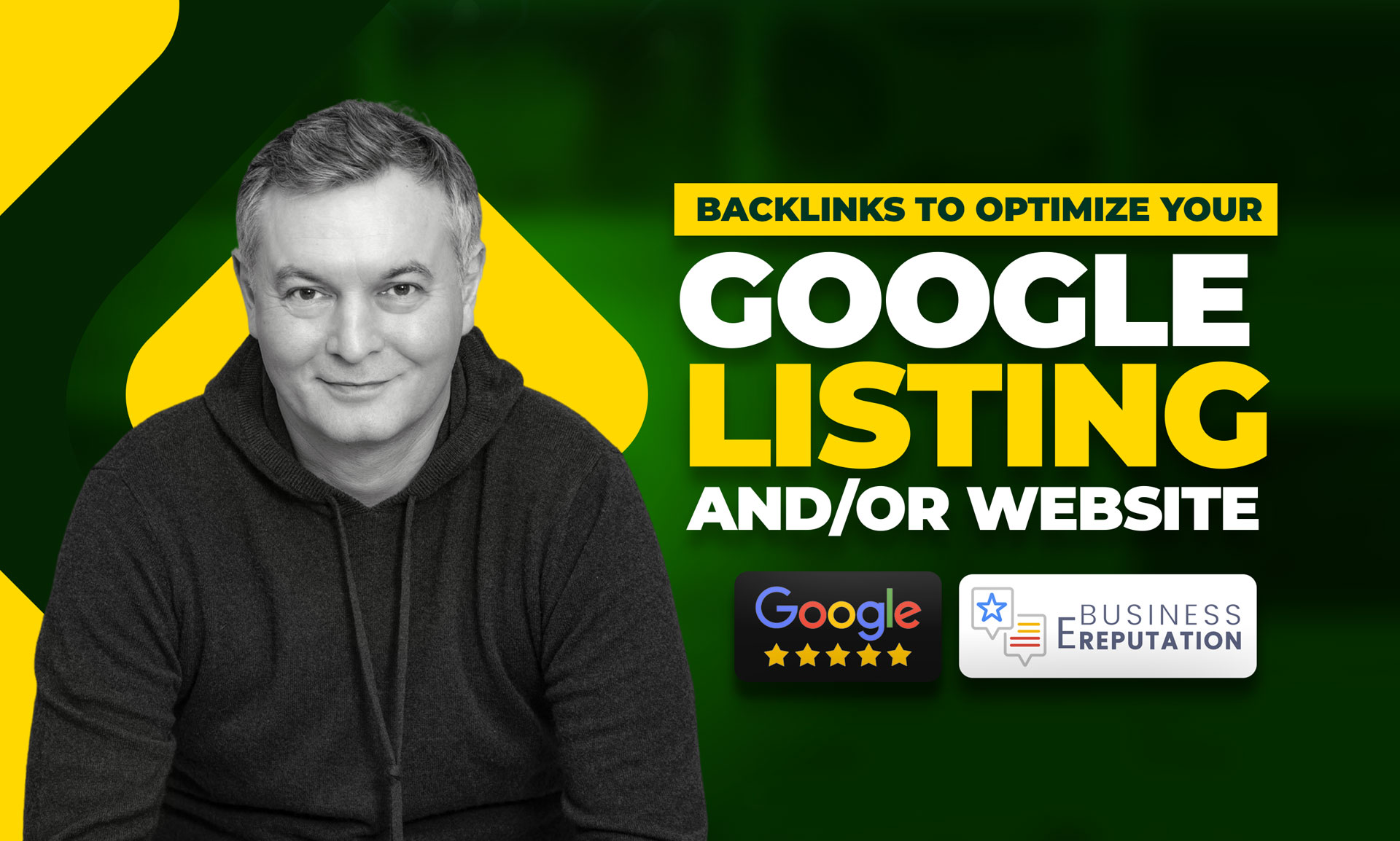 Backlinks to optimize your Google listing and/or your website